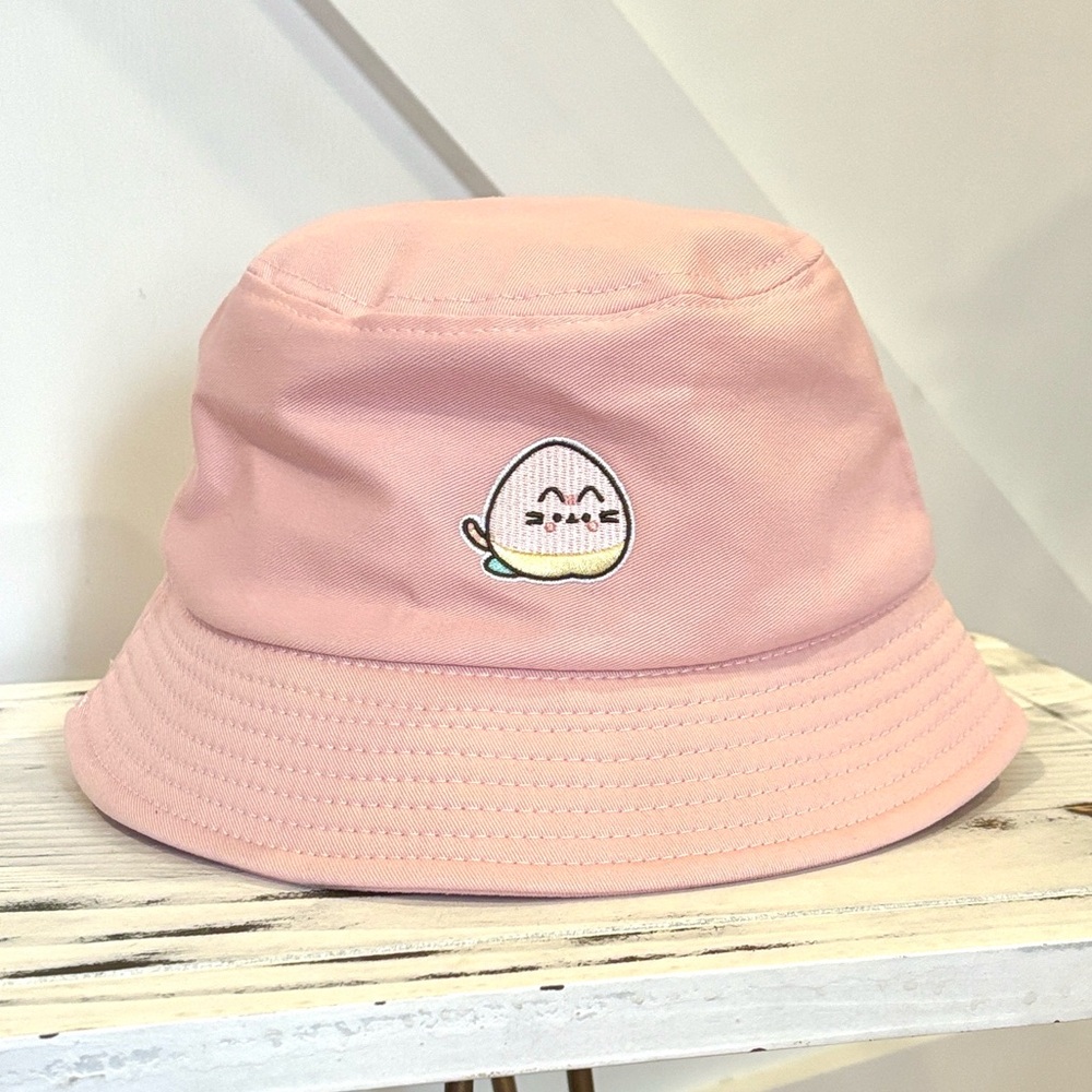 NWOT Pusheen Cat Peachy Pink Bucket Sun Hat 2024 Summer Box Exclusive